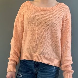 Kids pink knitted sweater